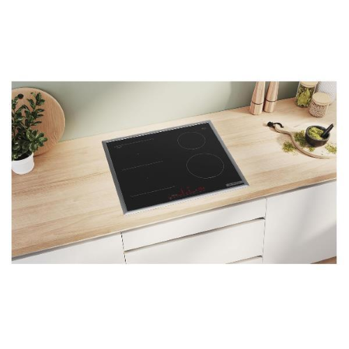 BOSCH PVS645HB1E PIANO COTTURA A INDUZIONE COMBIZONE PIANO IN VETROCERAMICA DIRECTSELECT SMART HOOD HOME CONNECT NERO